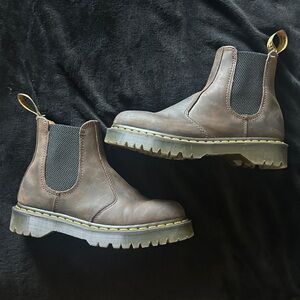 Brown Leather Chelsea Boots